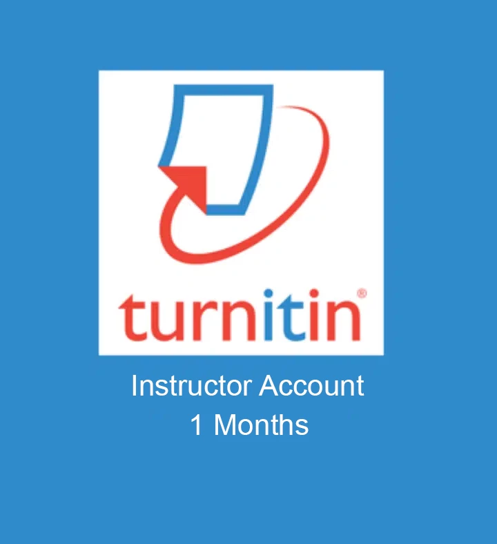 Turnitin Instructor Account with AI Checking Available (Shared) 1 month