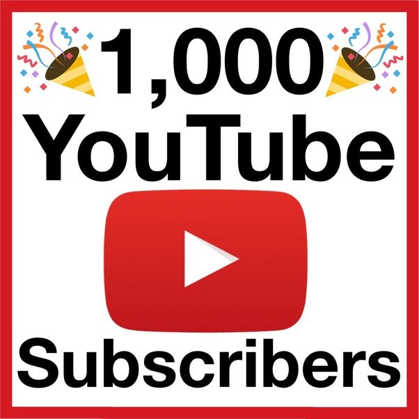 Youtube 1000 Subscriber